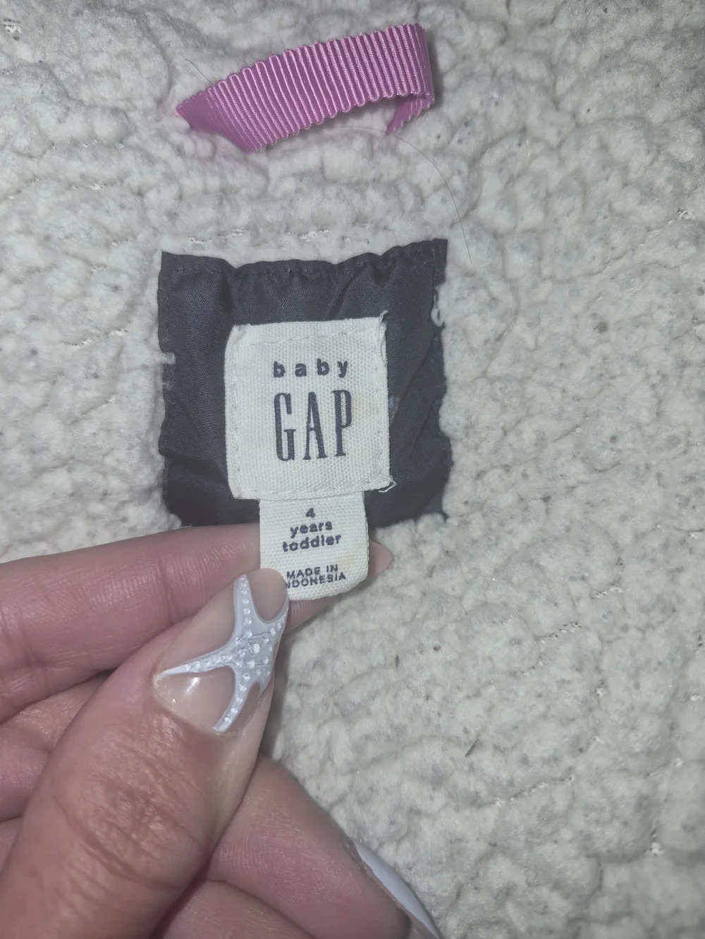Baby Gap Floral Girls Puffer Jacket Coat With Hood  Sz 4 Toddler